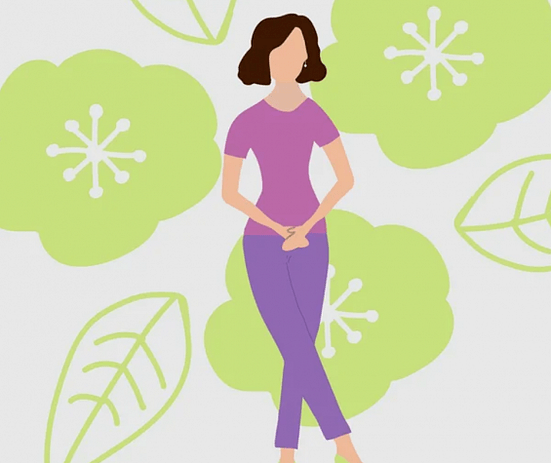 La figure d'une femme